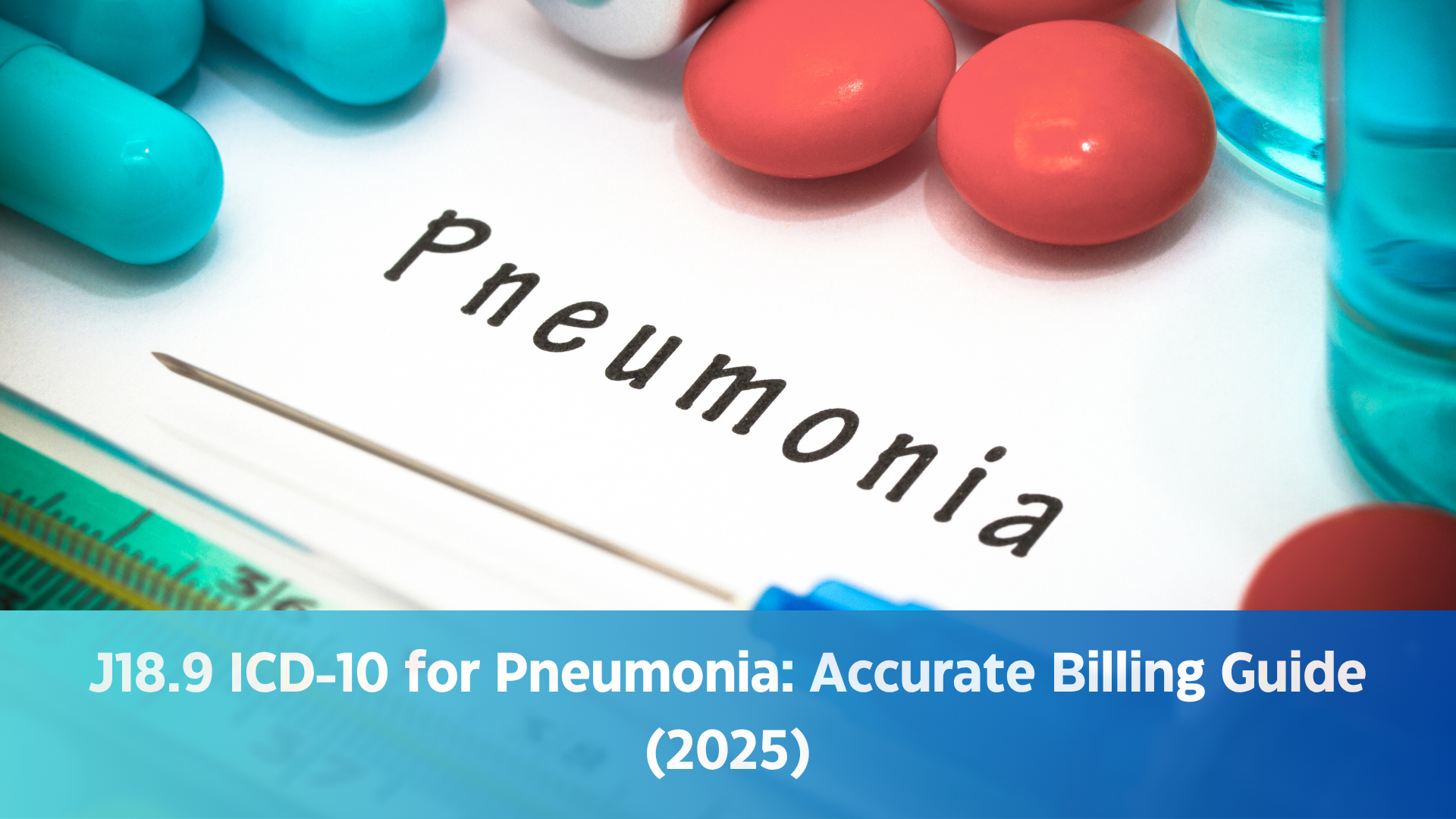 J18.9 ICD-10 for Pneumonia