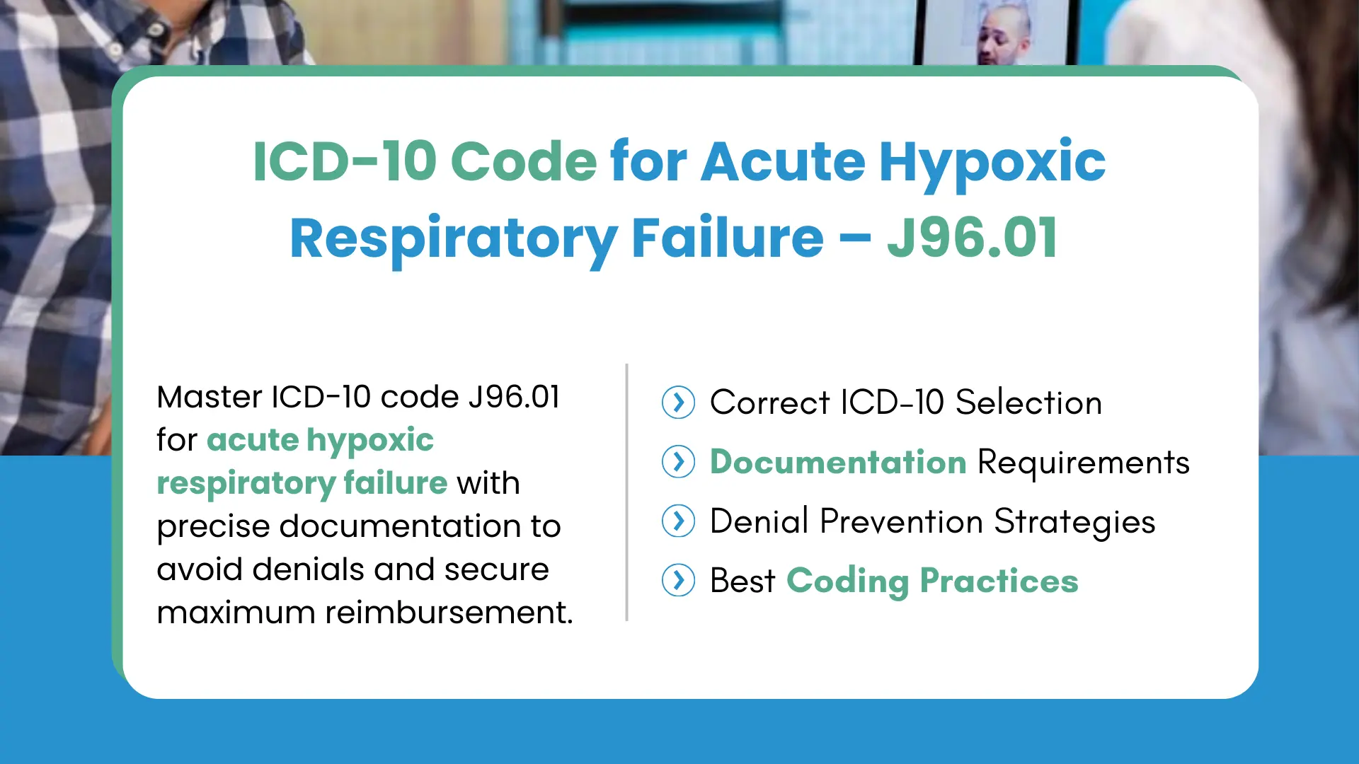 ICD-10 Code for Acute Hypoxic Respiratory Failure – J96.01