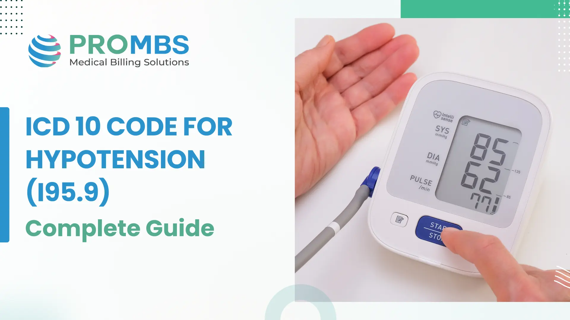 ICD 10 Code for Hypotension (I95.9)