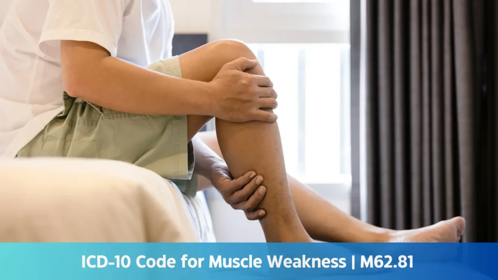 ICD-10 Code for Muscle Weakness M62.81