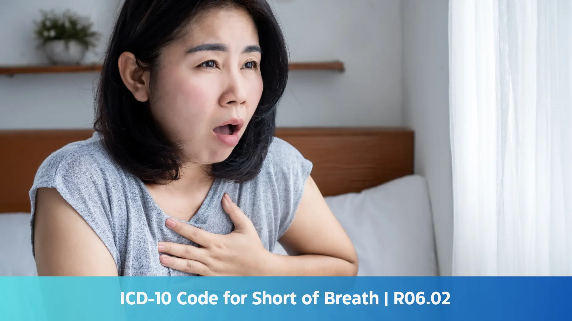 ICD-10 Code for Short of Breath R06.02