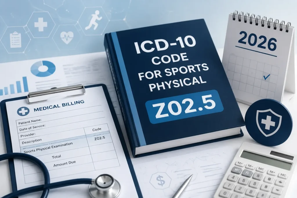 ICD-10 Code for Sports Physical Z02.5 Billing Guide