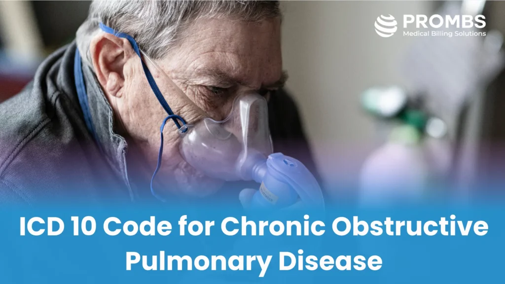 ICD 10 code for Chronic Obstructive Pulmonary Disease