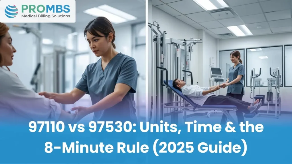 97110 vs 97530 Units, Time & the 8-Minute Rule (2025 Guide)