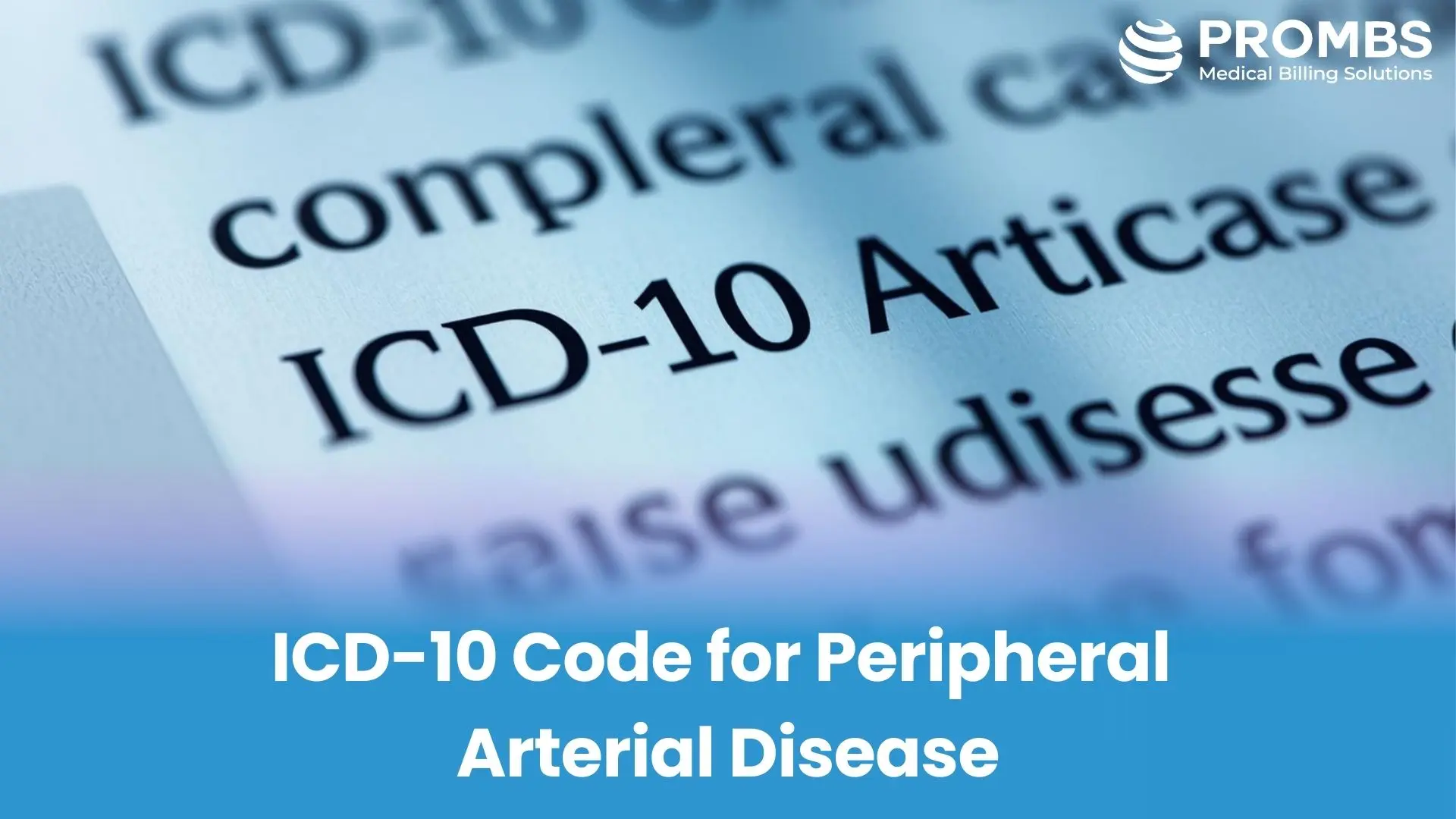 ICD-10 Code for Peripheral Arterial Disease