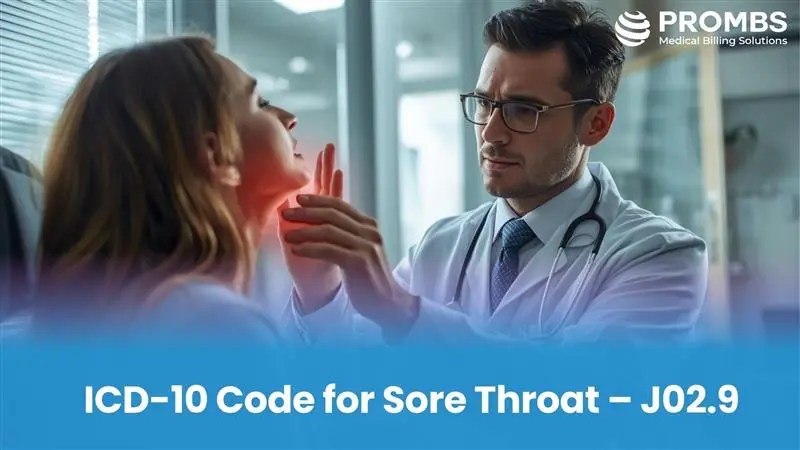ICD-10 Code for Sore Throat – J02.9 1