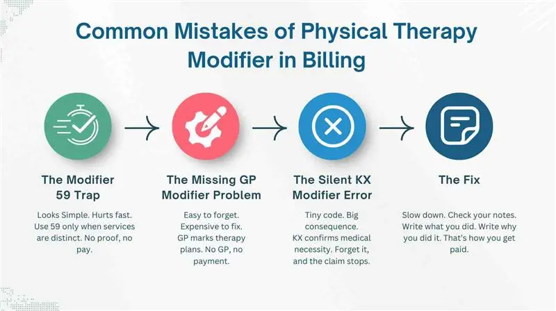 Common Mistakes of Physical Therapy Modifier in Billing