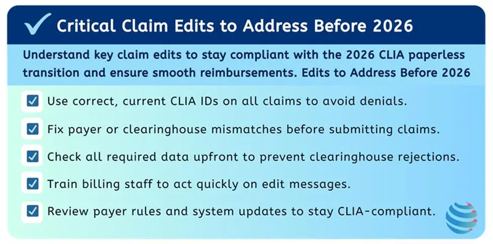 Critical Claims Edits to address before 2026