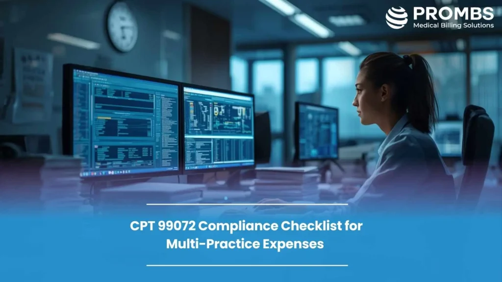 CPT 99072 Compliance Checklist for Multi-Practice Expenses