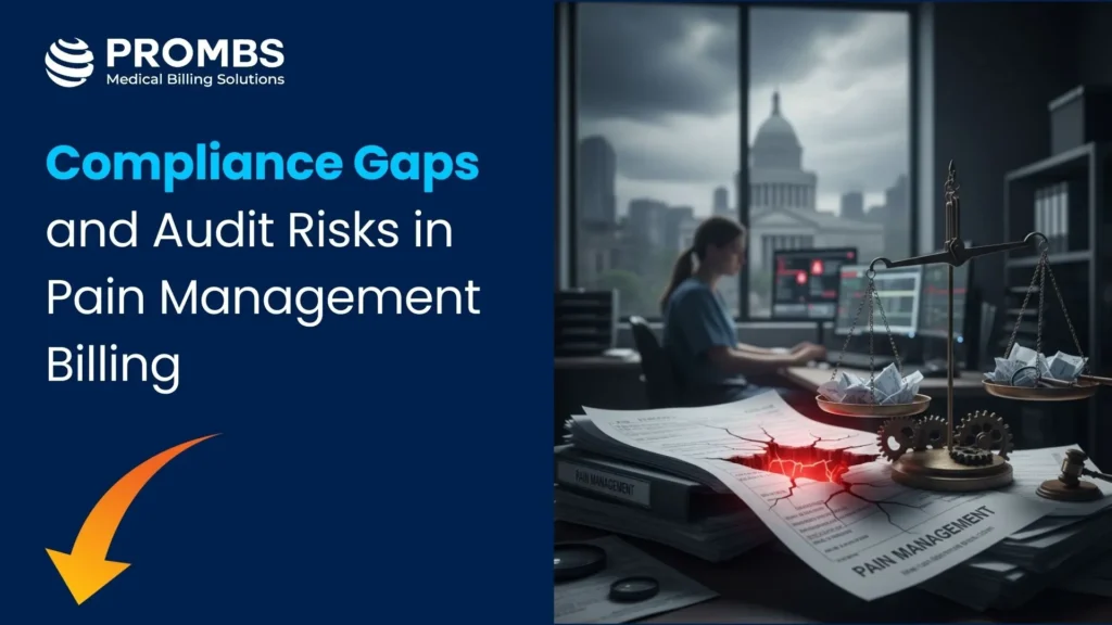 Compliance Gaps and audit risks Pain Management Billing