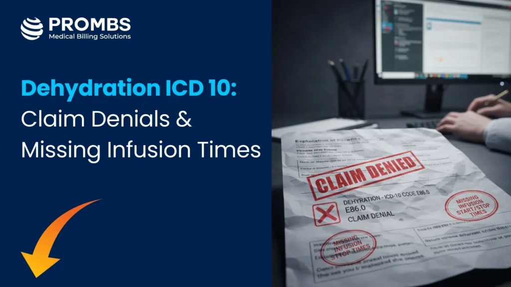 Dehydration ICD 10 Claim Denials & Missing Infusion Times