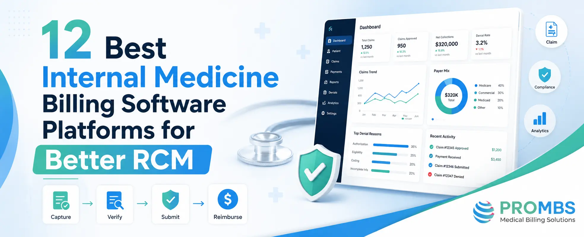 12 Best Internal Medicine Billing Software Platforms for Better RCM