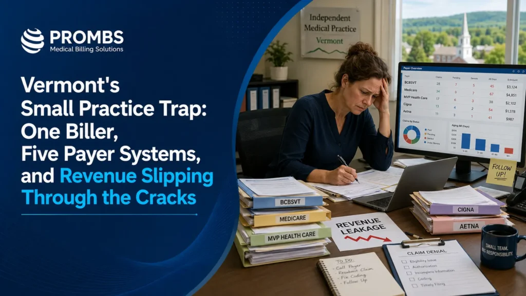 Vermont's Small Practice Trap One Biller, Five Payer Systems, and Revenue Slipping Through the Cracks
