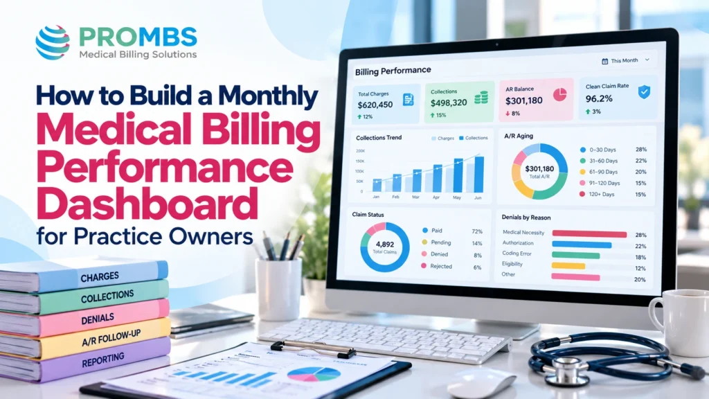 medical billing performance dashboard